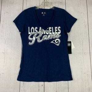 Los Angeles LA Rams NFL Medium Blue Tshirt‎ New Women